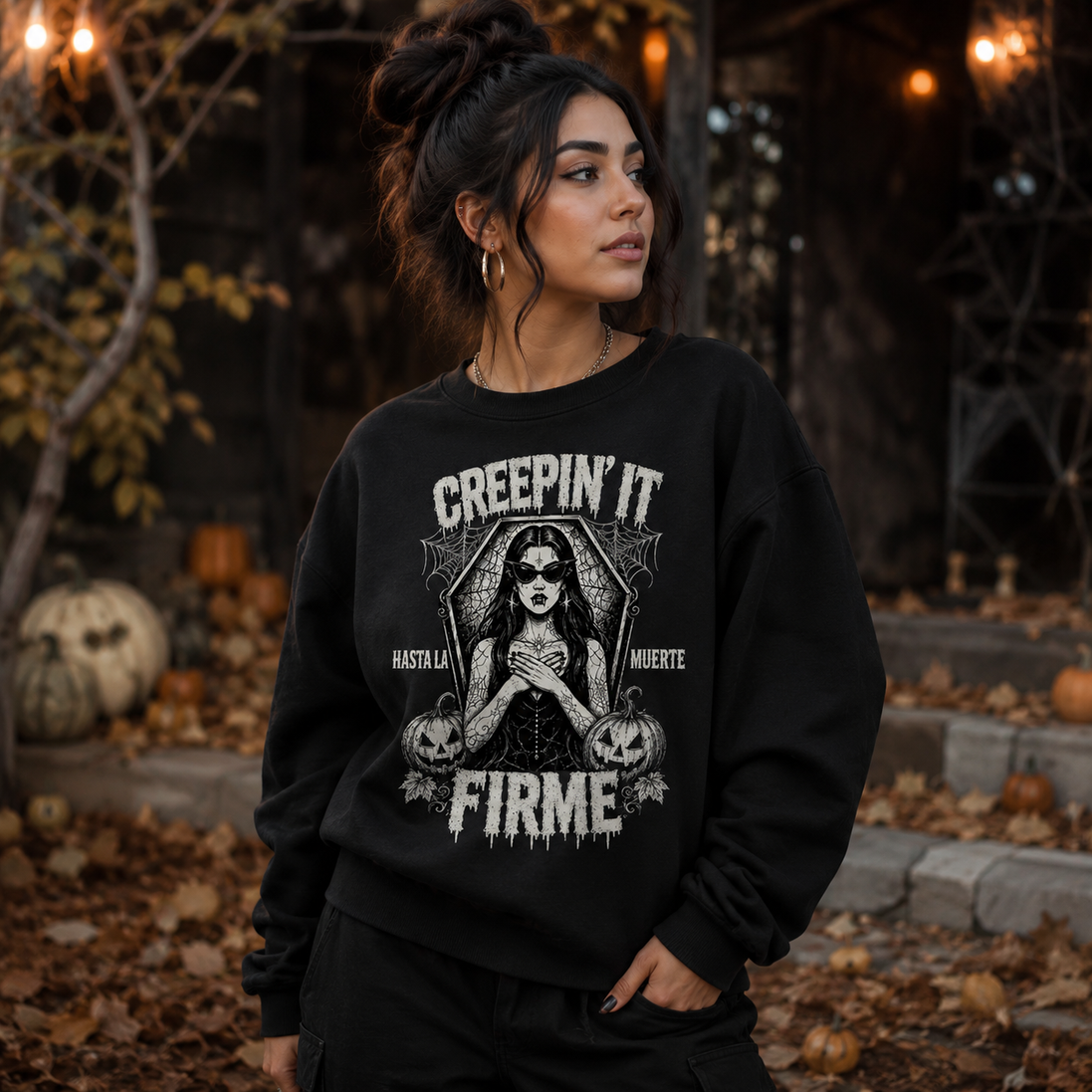 Creepin’ It Firme Hasta La Muerte Sweater