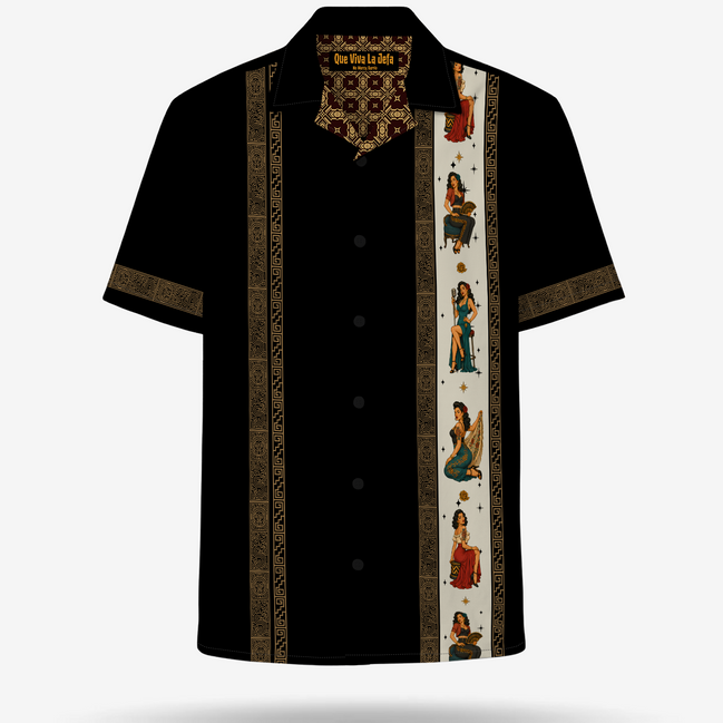 Chicana Pinups Guayabera