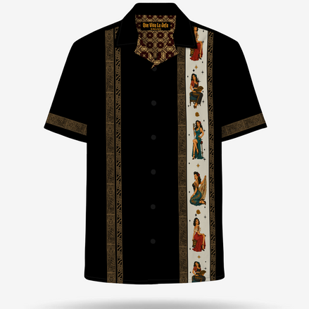 Chicana Pinups Guayabera
