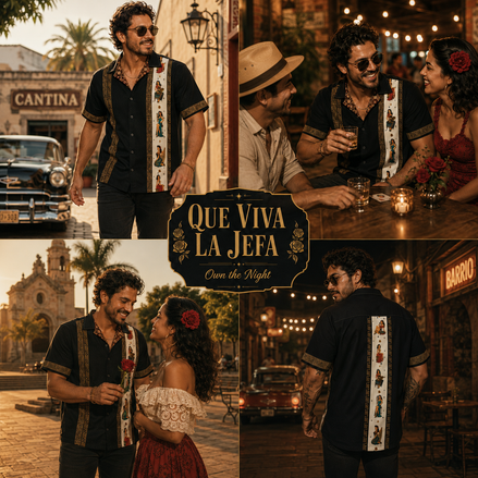 Chicana Pinups Guayabera