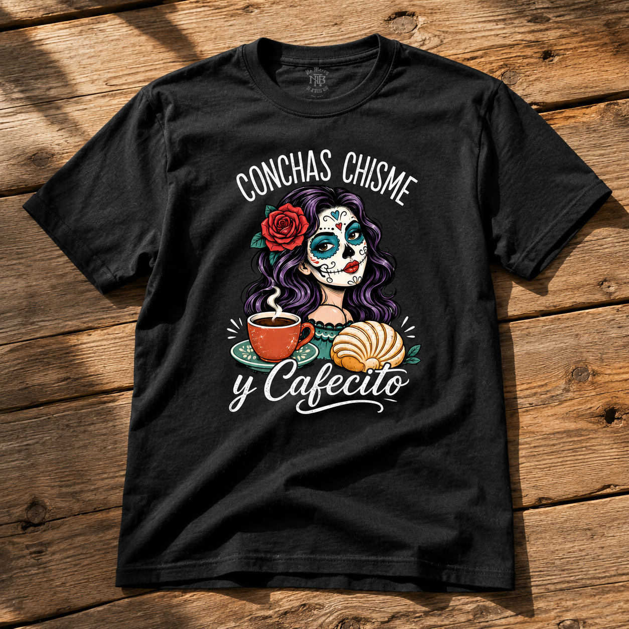 Concha, Chisme Y Cafecito T Shirt