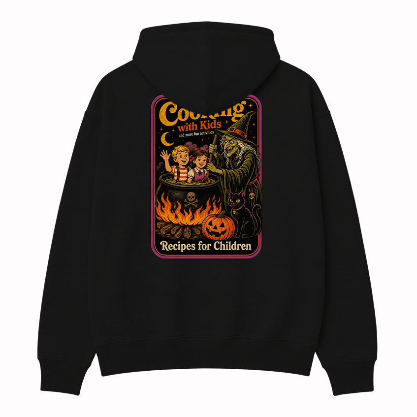 Cooking With Kids – Vintage Witch Recipe Hoodie