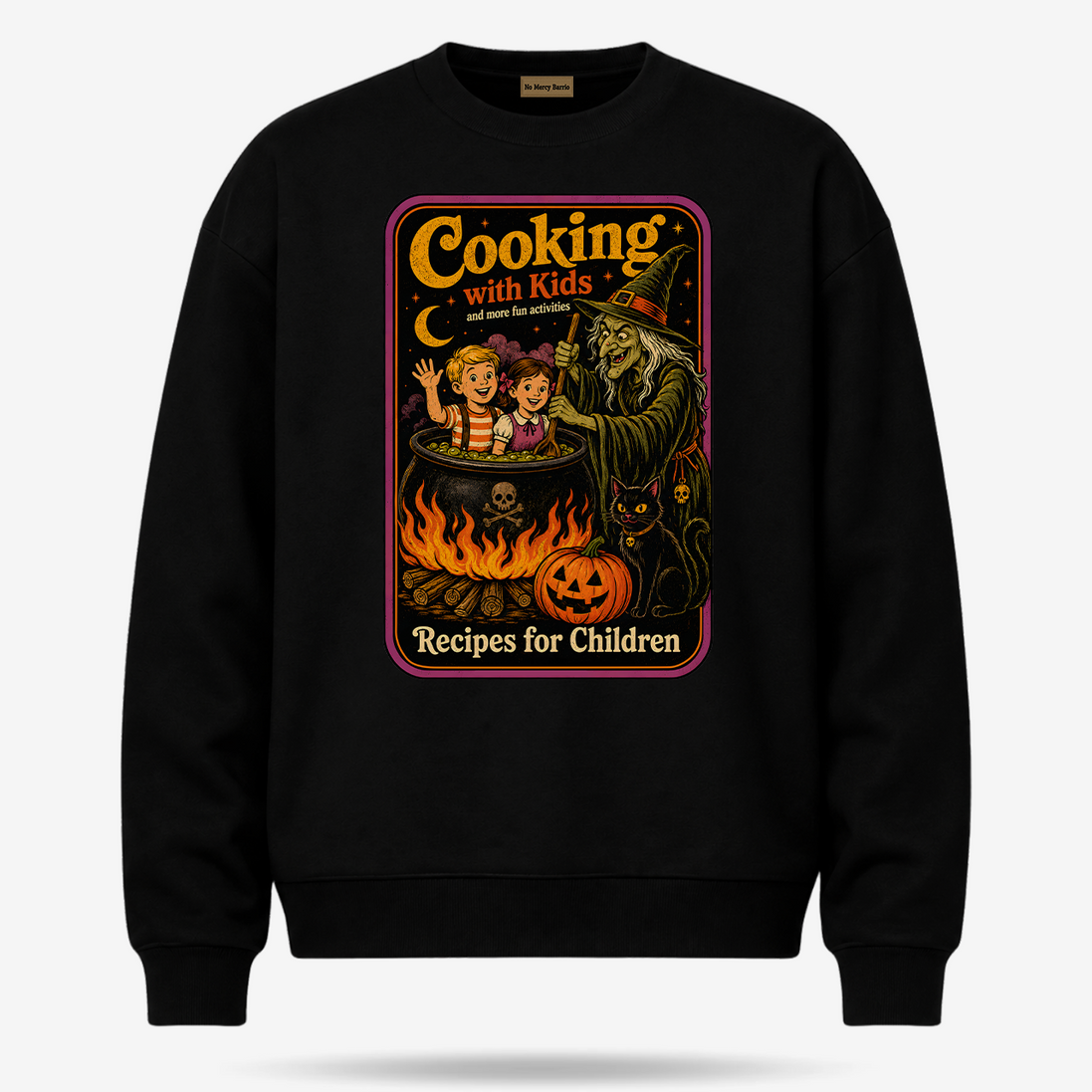 Cooking With Kids – Vintage Witch Recipe Sweater