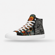 Corazón de Calavera High Tops