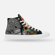 Corazón de Calavera High Tops