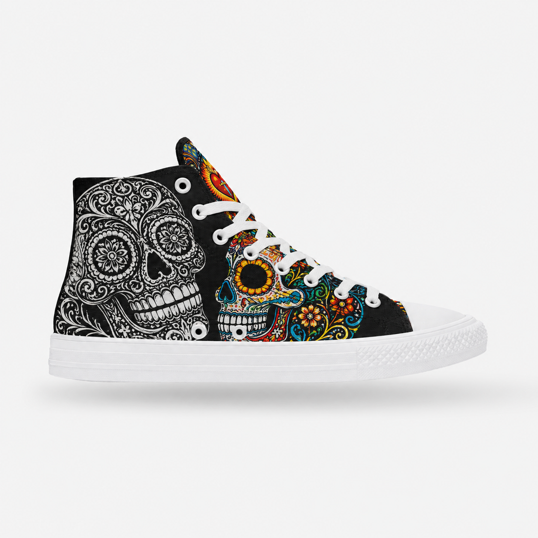 Corazón de Calavera High Tops