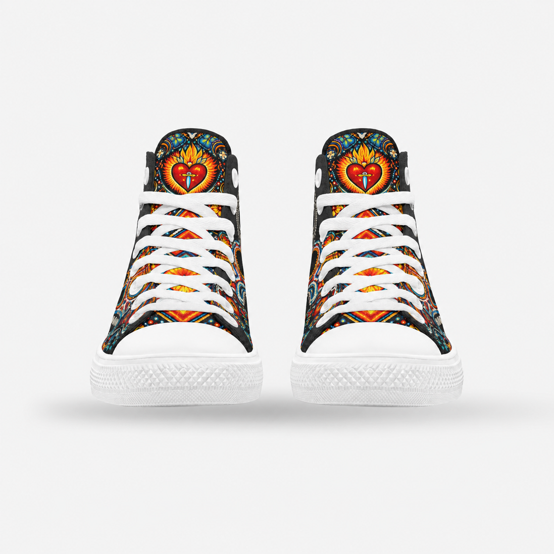 Corazón de Calavera High Tops