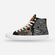 Corazón de Calavera High Tops