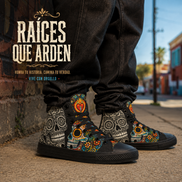 Corazón de Calavera High Tops
