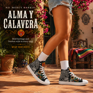 Corazón de Calavera High Tops