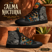 Corazón de Calavera High Tops