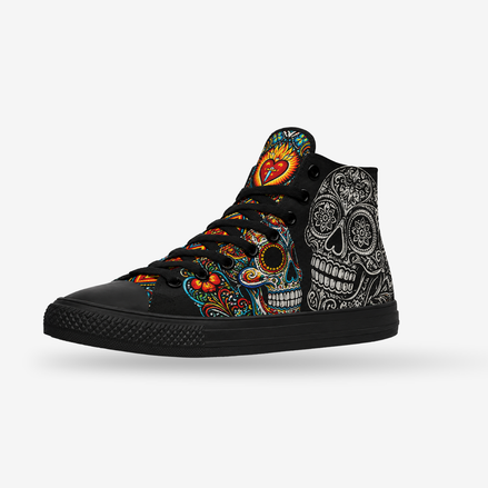 Corazón de Calavera High Tops