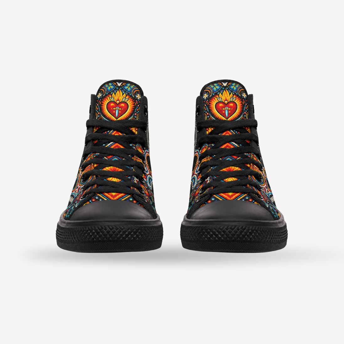 Corazón de Calavera High Tops