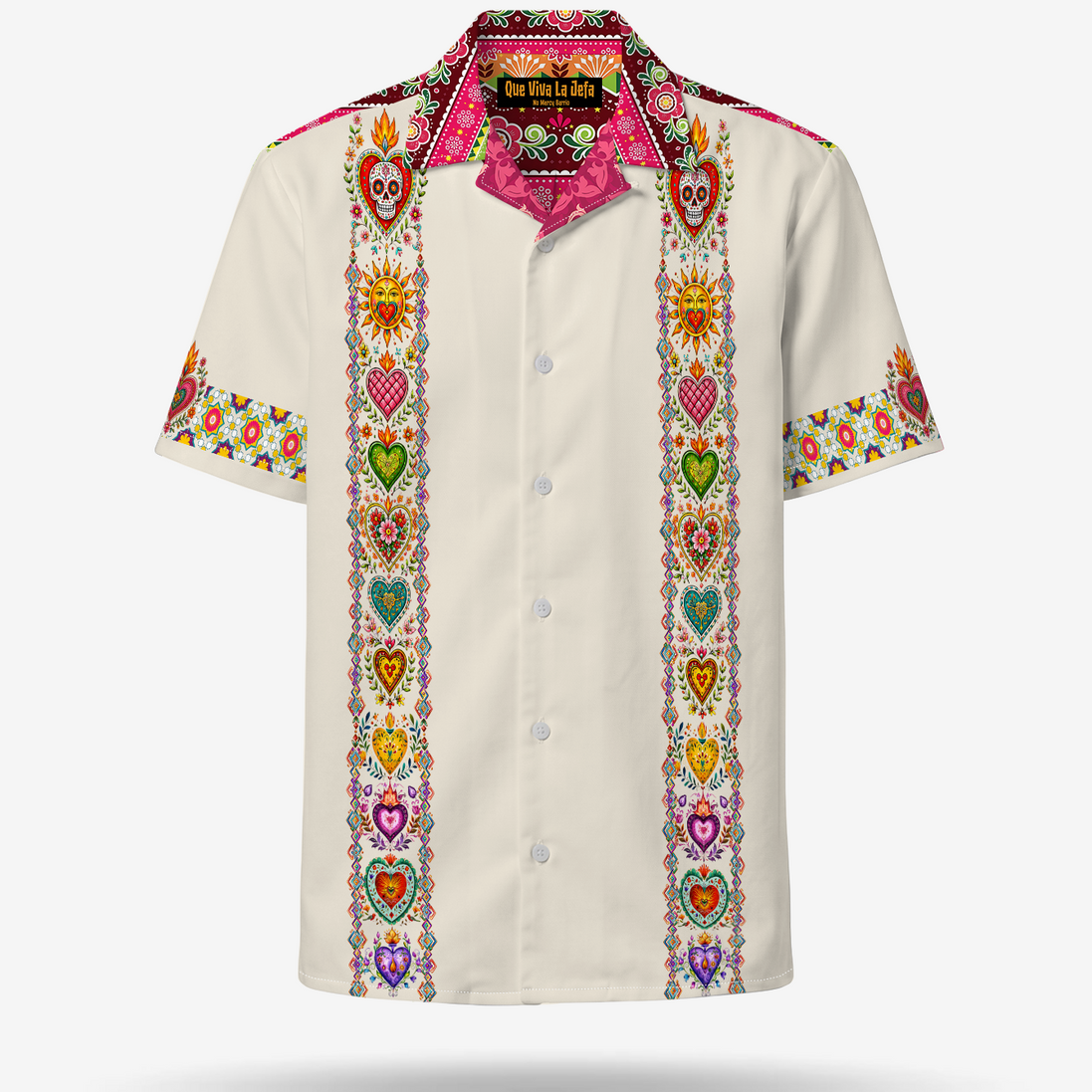 Corazones de Milagro Guayabera