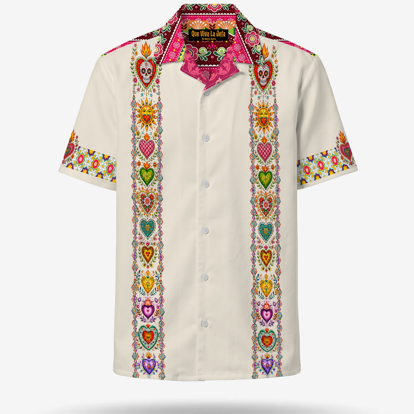Corazones de Milagro Guayabera