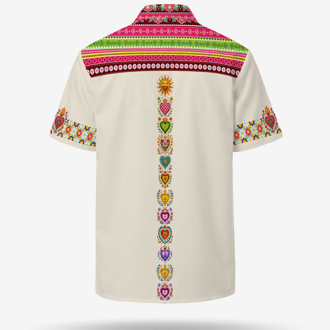 Corazones de Milagro Guayabera
