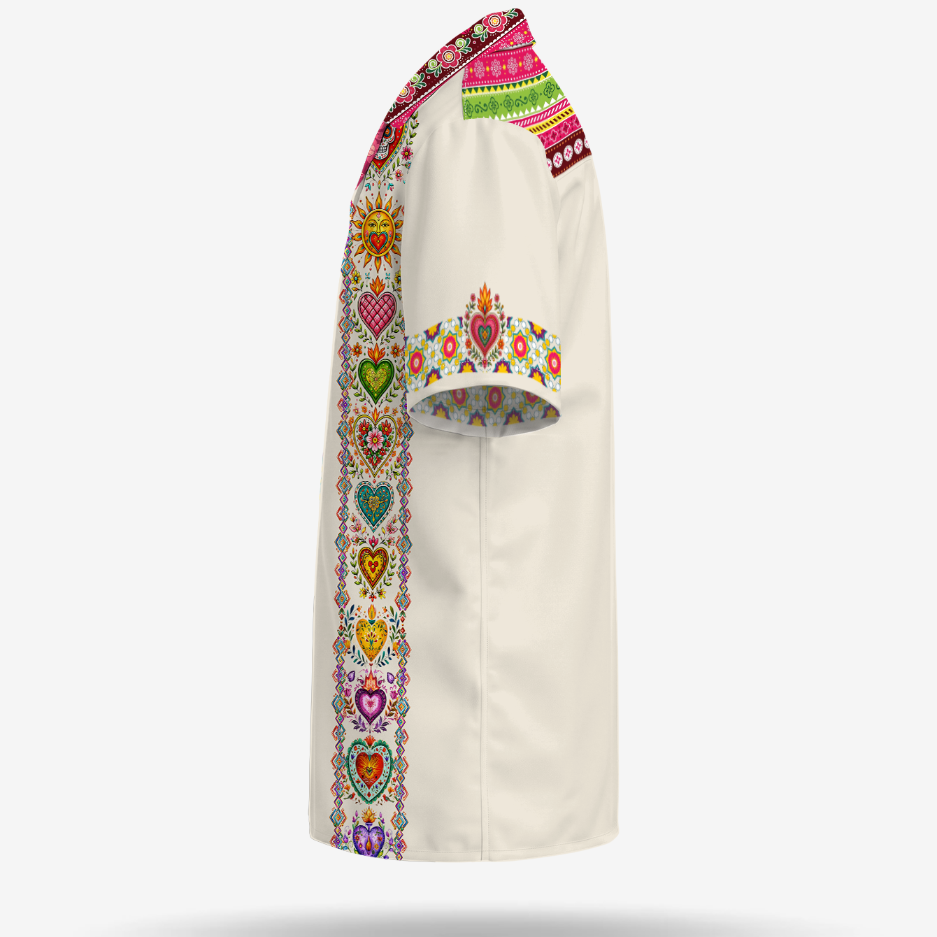 Corazones de Milagro Guayabera