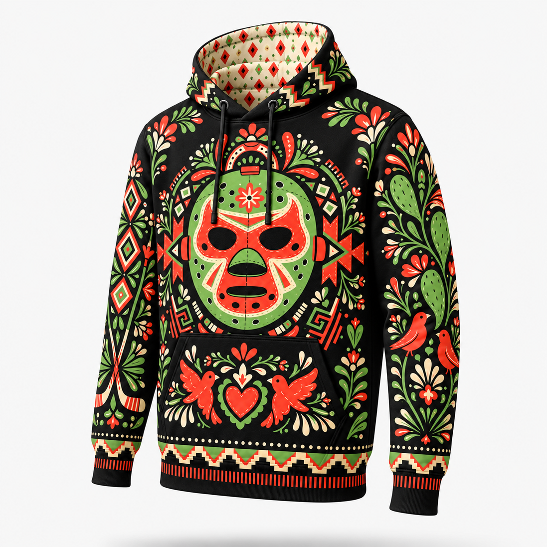 Corona de Hielo – Folk Hockey Spirit Hoodie