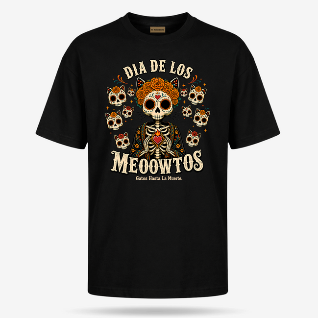 Dia De Los Meowtos Gatos T Shirt