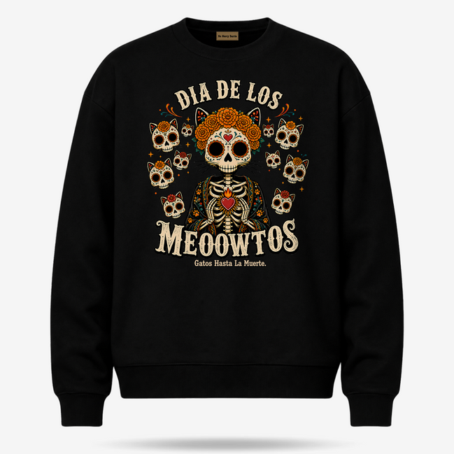 Dia De Los Meowtos Gatos Sweater