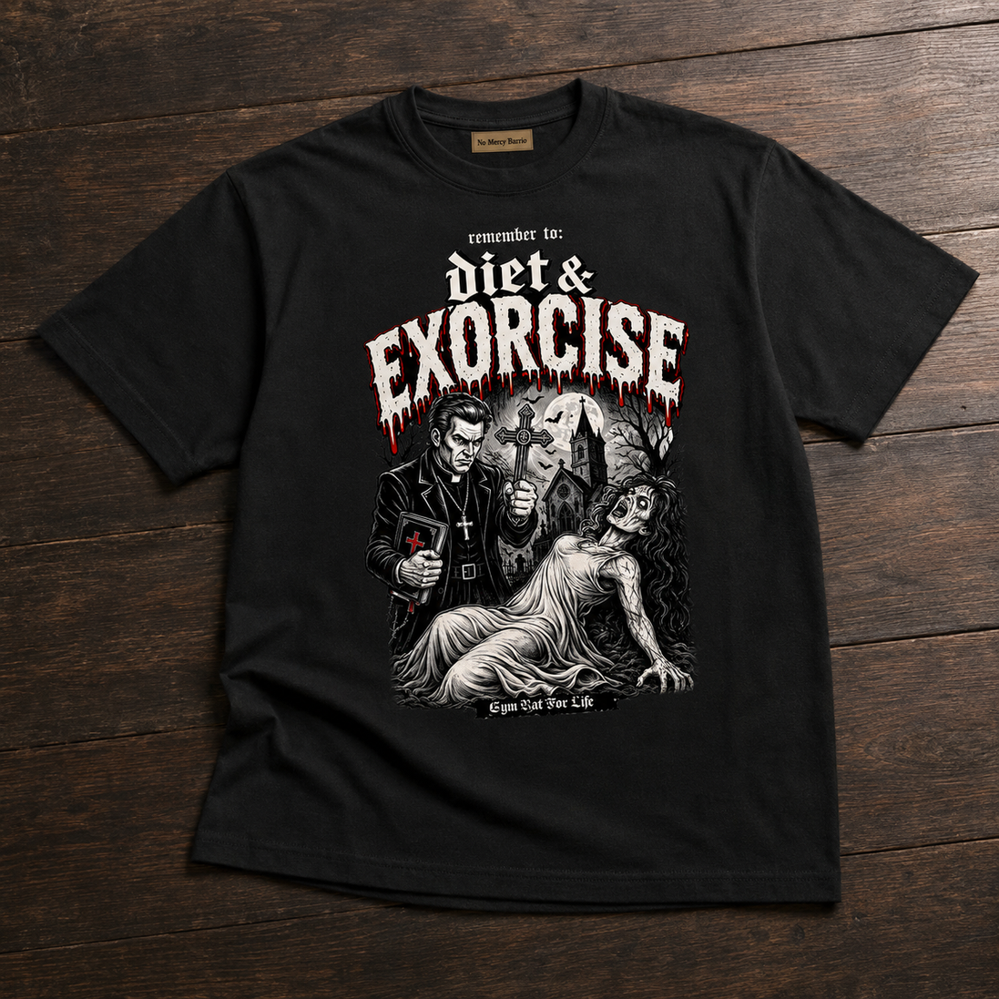Diet & Exorcise Gym Bat T Shirt
