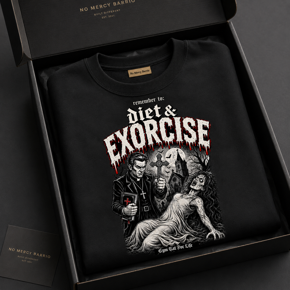 Diet & Exorcise Gym Bat Sweater