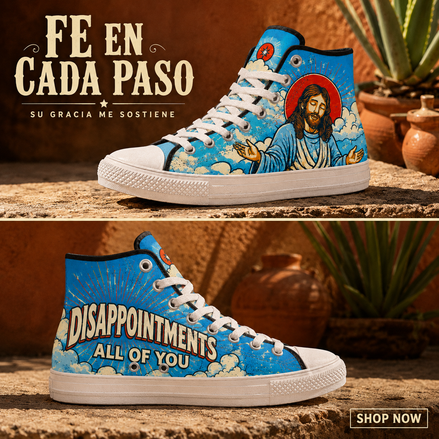 Divine Disappointment Jesus High Tops