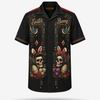 Easter Calavera Bunny Guayabera