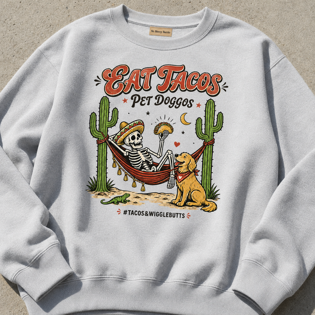 Eat Tacos Pet Doggos El Bandito Sweater