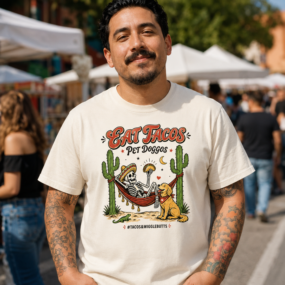 Eat Tacos Pet Doggos El Bandito T Shirt
