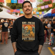 Eat Tacos Pet Dogs Kawaii Sweater