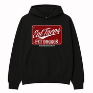 Eat Tacos Pet Dogs Old School Hoodie