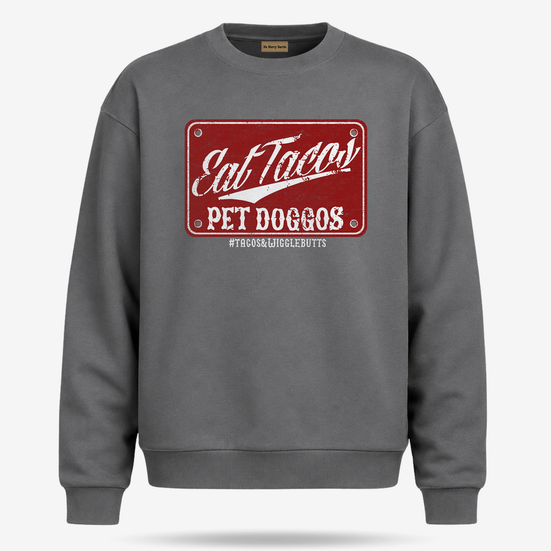 Eat Tacos Pet Dogs Old School Sweater