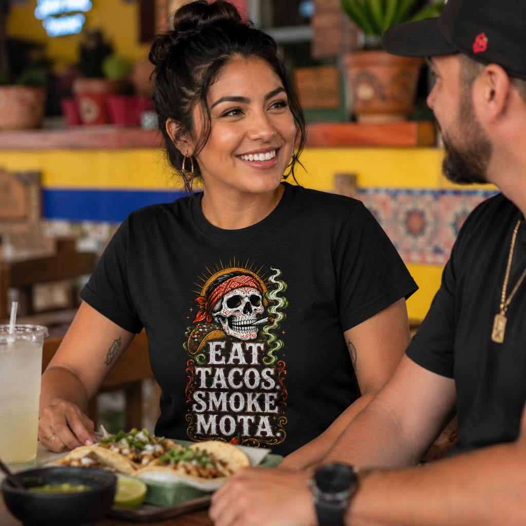 Eat Tacos Smoke Mota T Shirt