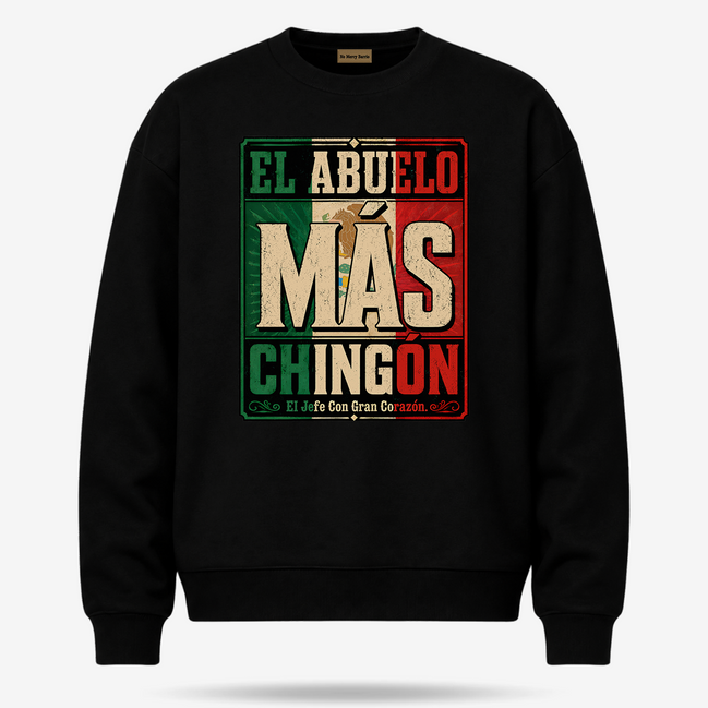 El Abuelo Mas Chingon Jefe Con Gran Corazon Sweater