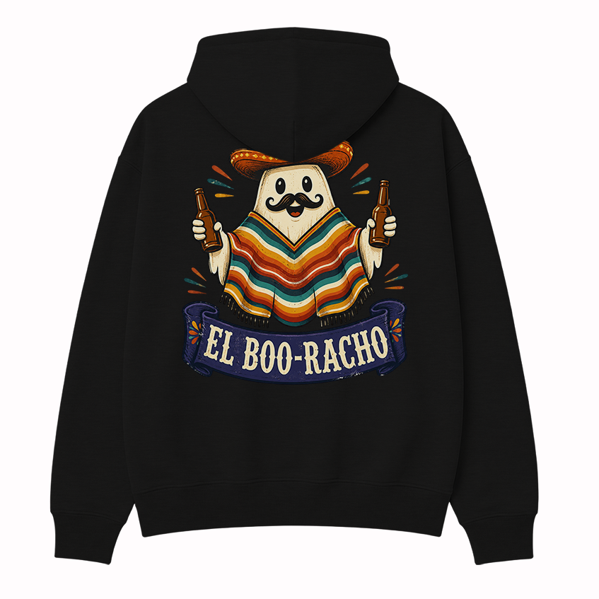 El Booracho Halloween Y Los Muertos Hoodie
