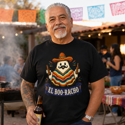 El Booracho Halloween Y Los Muertos T Shirt