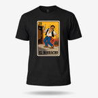 El Borracho Mexican Loteria T Shirt
