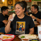 El Borracho Mexican Loteria T Shirt
