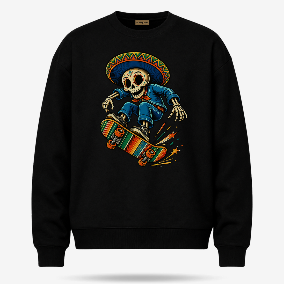 El Chido Calavera Skater Sweater