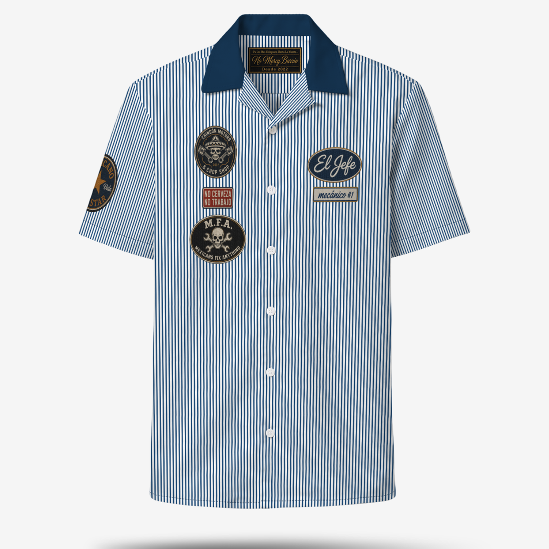 El Jefe Barrio Garage Guayabera Shirt