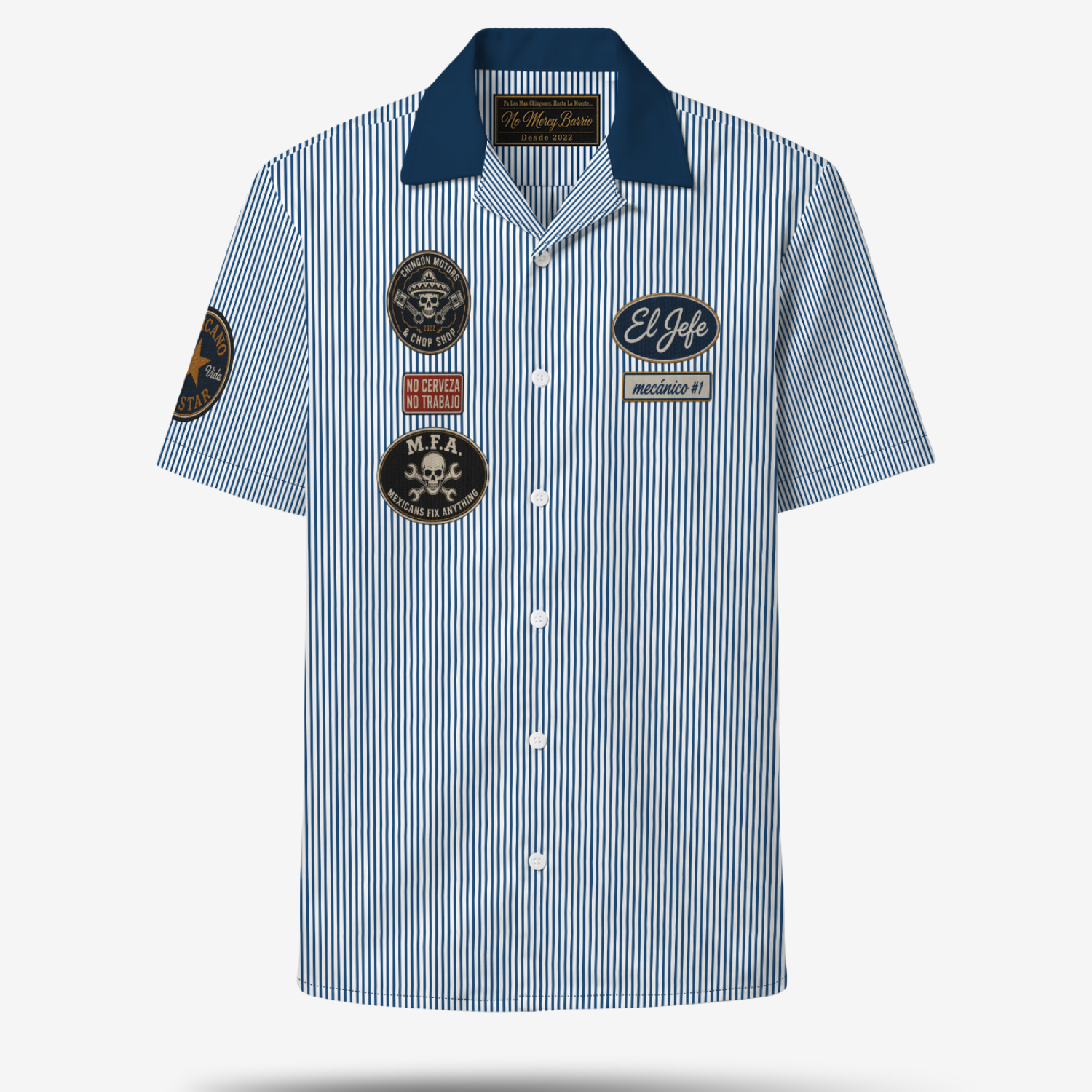 El Jefe Barrio Garage Guayabera Shirt