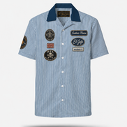 El Jefe Barrio Garage Guayabera Shirt ( Customized Name )