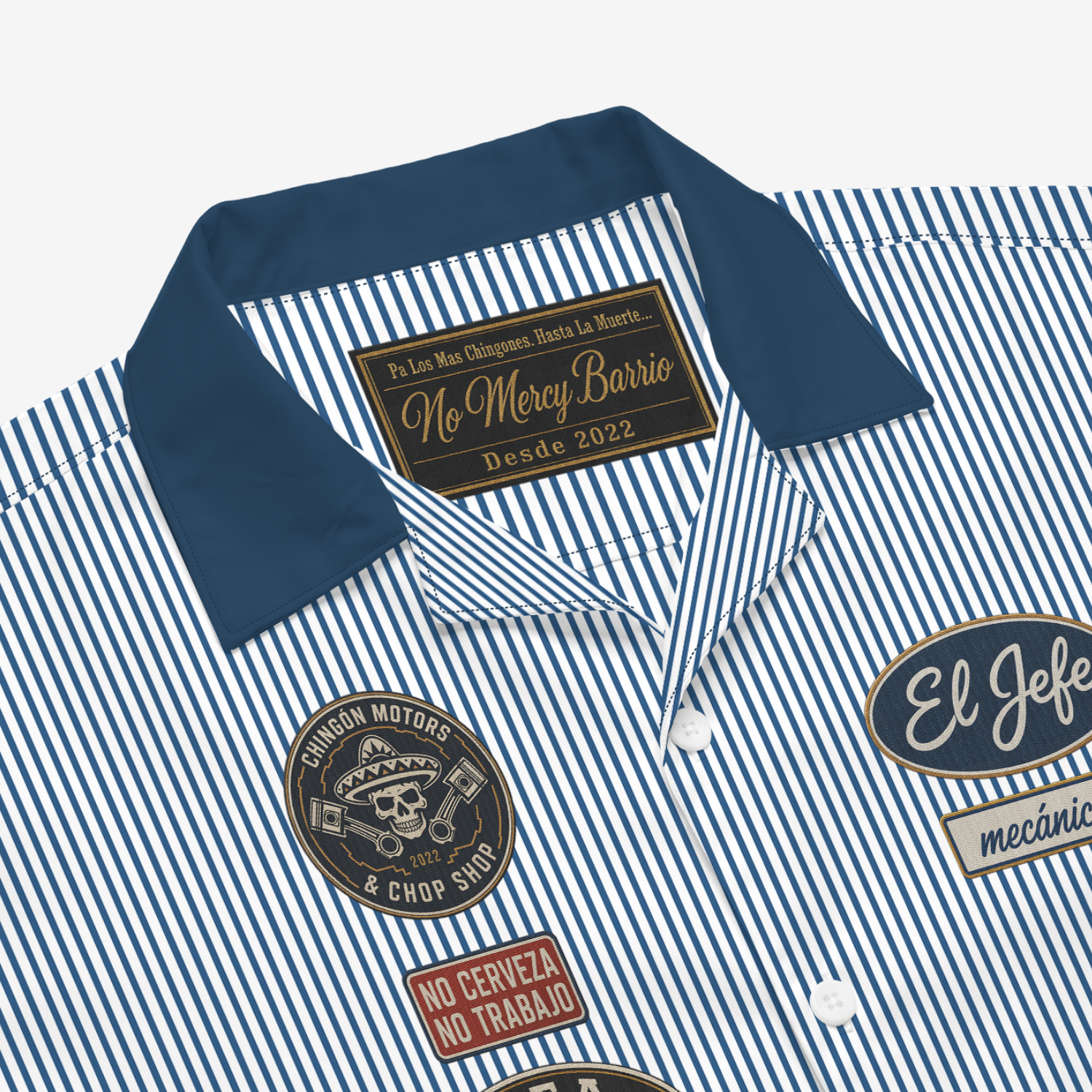 El Jefe Barrio Garage Guayabera Shirt