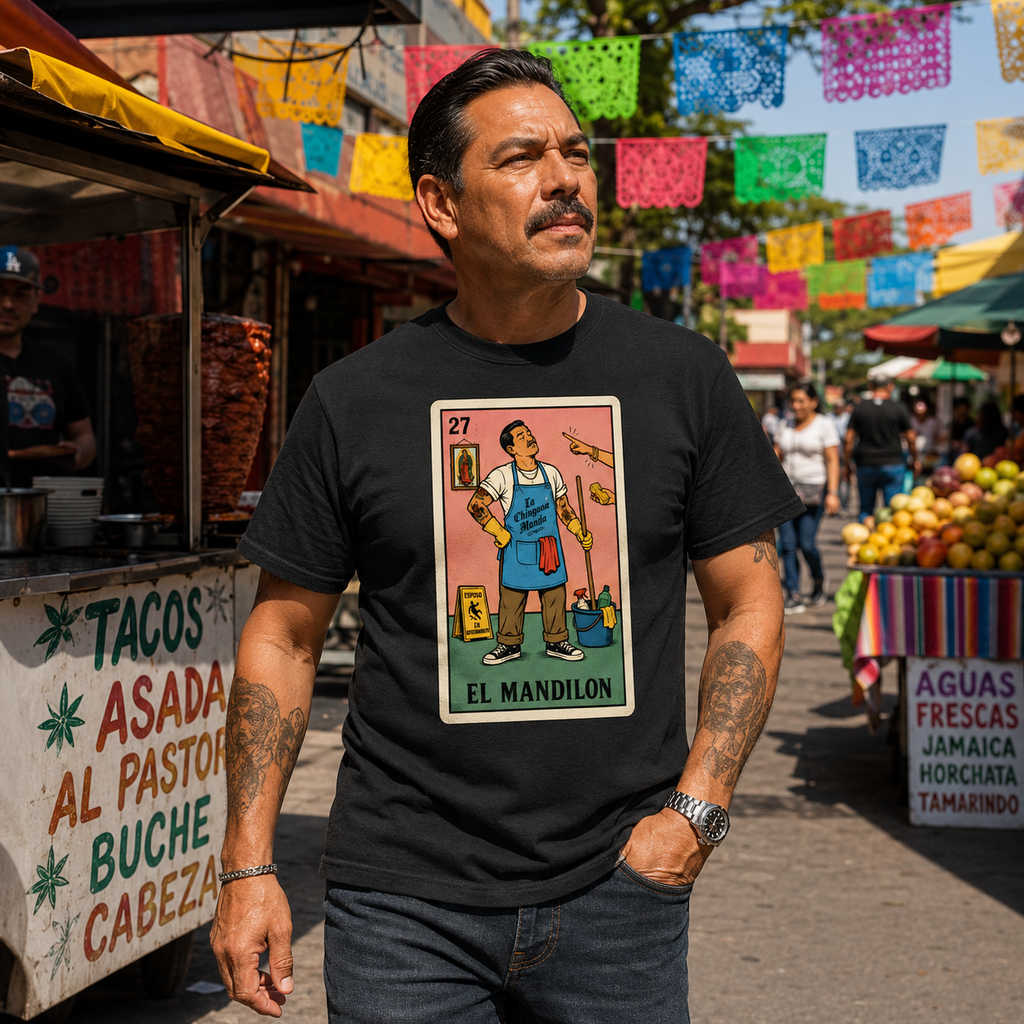 El Mandilon Mexican Loteria T Shirt