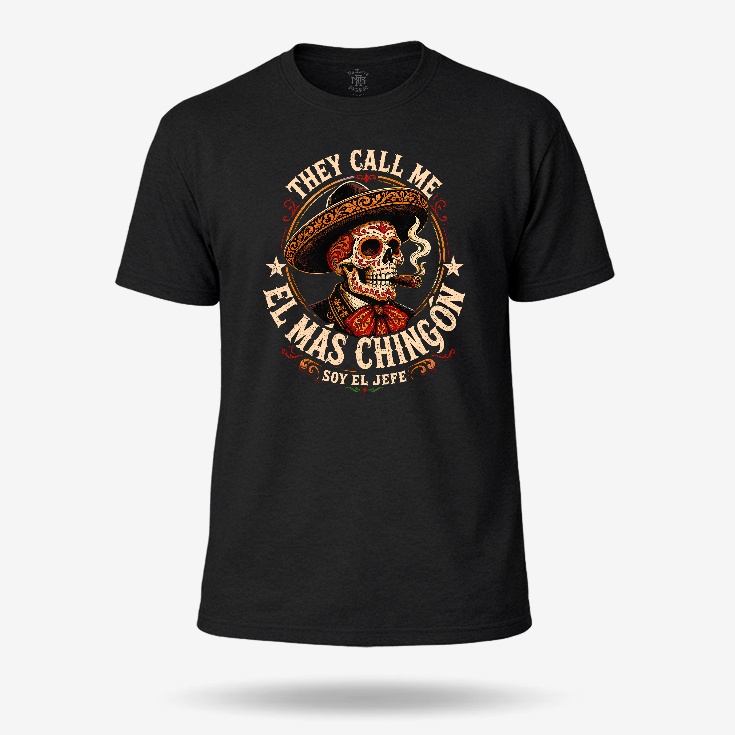 El Más Chingón El Jefe Old School T Shirt