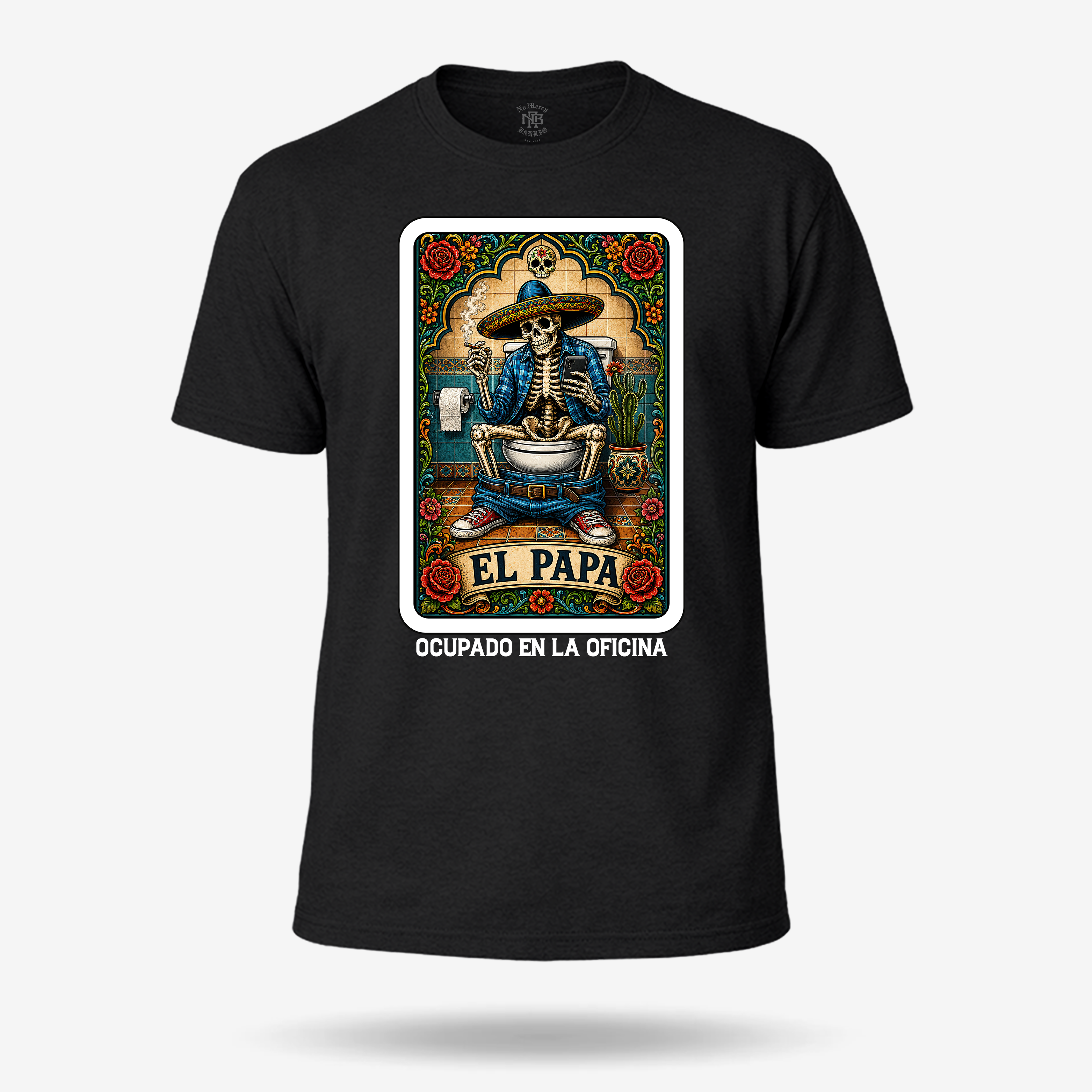 El Papa Ocupado En La Oficina Loteria T Shirt