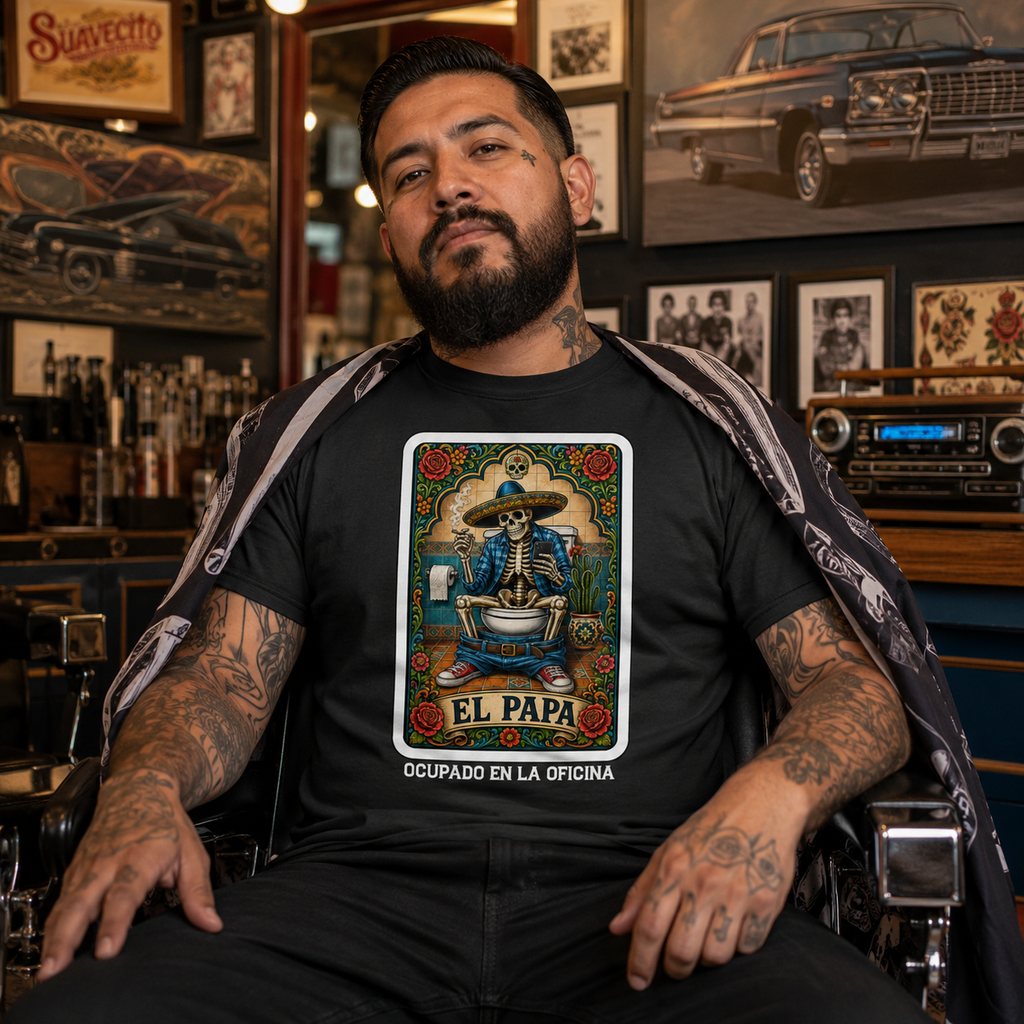 El Papa Ocupado En La Oficina Loteria T Shirt