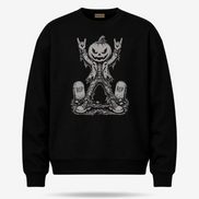 El Rocker Pumpkin King Old School Sweater