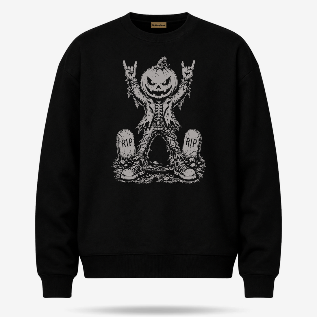 El Rocker Pumpkin King Old School Sweater